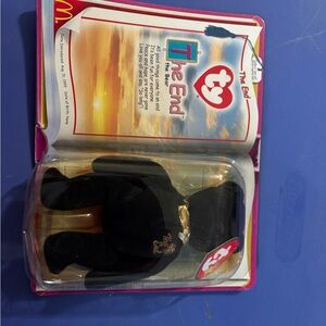 Ty The End Black Beanie Baby